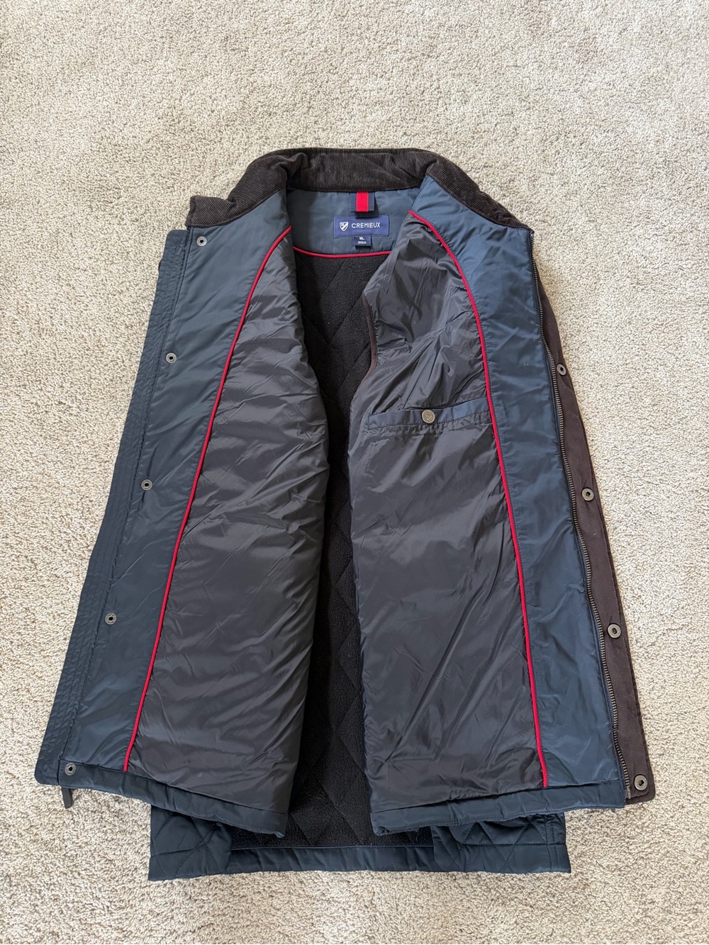 Men’s Daniel Cremieux Quilted Vest Like New XL - Picture 9 of 11